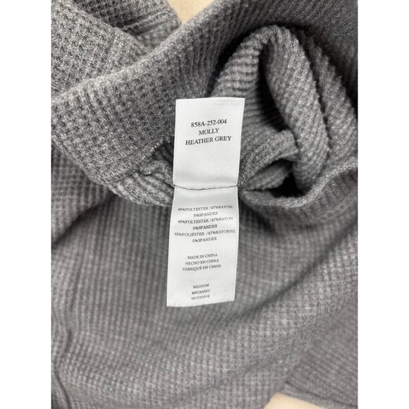 Women's Rails Molly waffle knit pants in heather gray M Loungewear cozy cottage - Picture 5 of 8